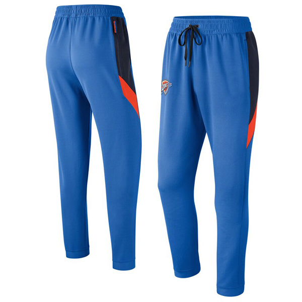 Men's Oklahoma City Thunder Blue Performance Showtime Basketball Pants Men's Oklahoma City Thunder Blue Performance Showtime Basketball Pants
